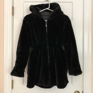 Black Coat with Hood